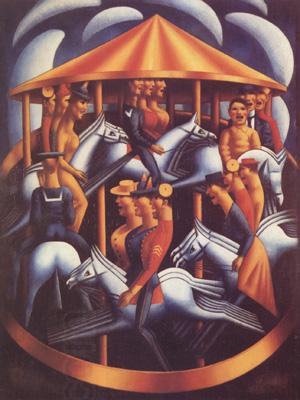 Mark Gertler The Merry-Go-Round (nn03) China oil painting art